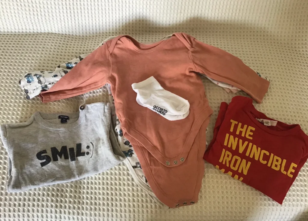 🔥-20%🔥 Lot bodies pull bébé Gap Manon&Valentin taille 12/18 – photo 9